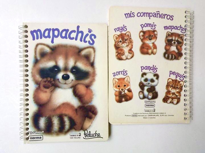 Relanzamiento de portadas Vintage de los cuadernos Peluches Norma