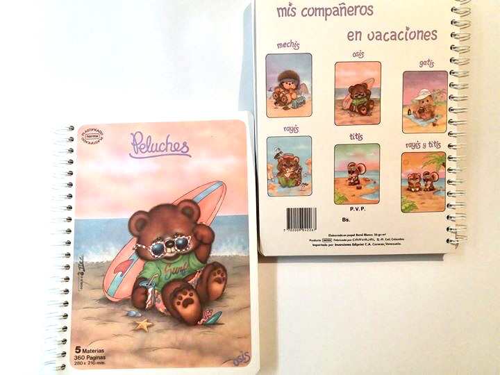 Relanzamiento de portadas Vintage de los cuadernos Peluches Norma -  